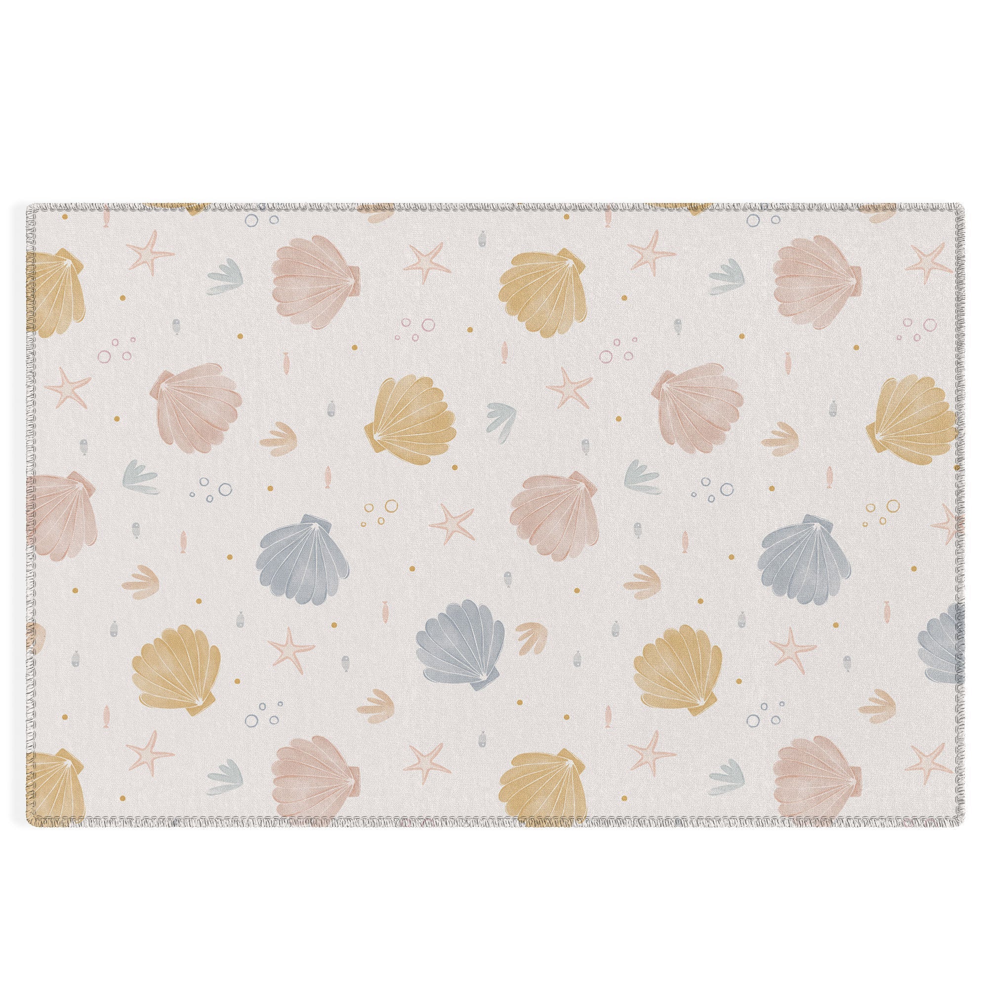 Menina Lisboa Shells and Starfish Outdoor Rug