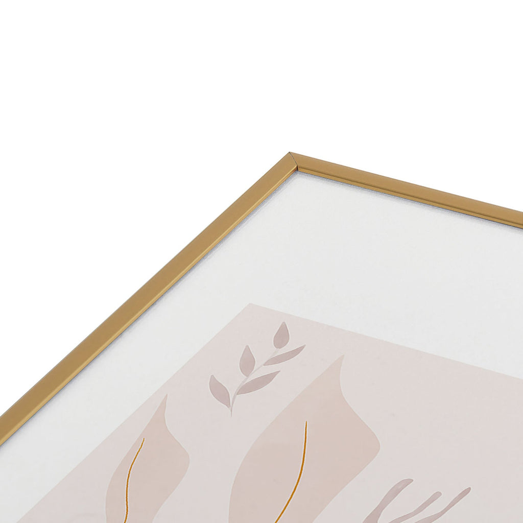 Menina Lisboa Shells and Starfish Metal Framed Art Print