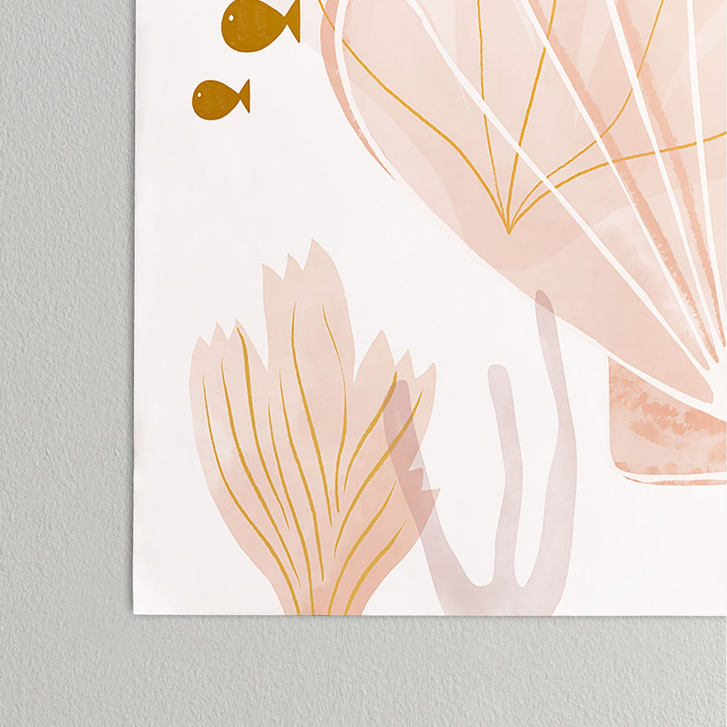 Menina Lisboa Shells and Starfish Poster