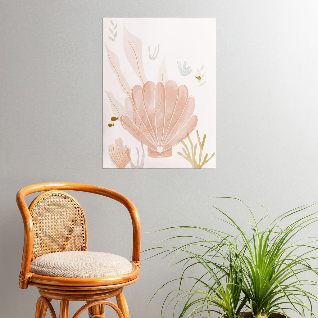 Menina Lisboa Shells and Starfish Poster