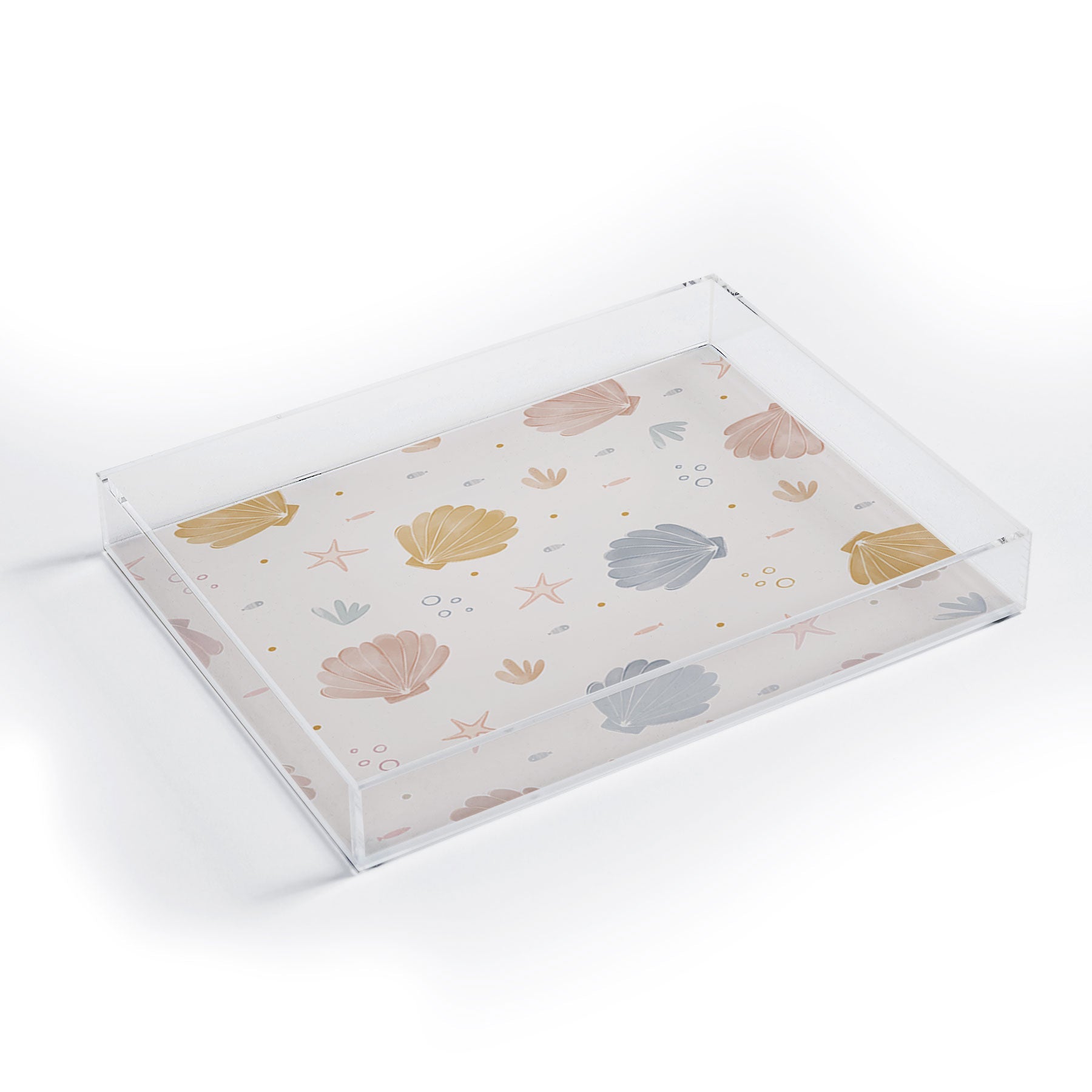 Menina Lisboa Shells and Starfish Acrylic Tray