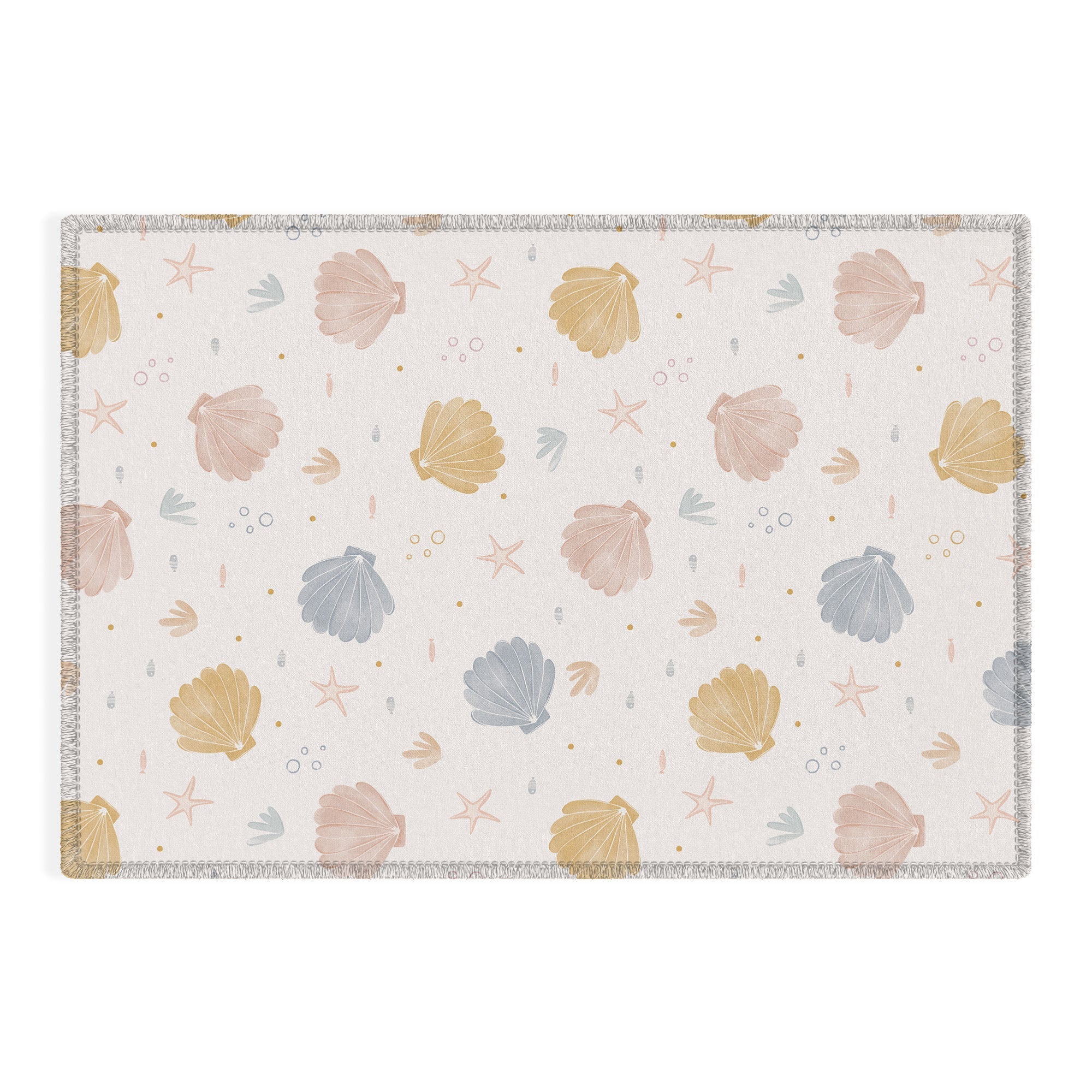 Menina Lisboa Shells and Starfish Outdoor Rug