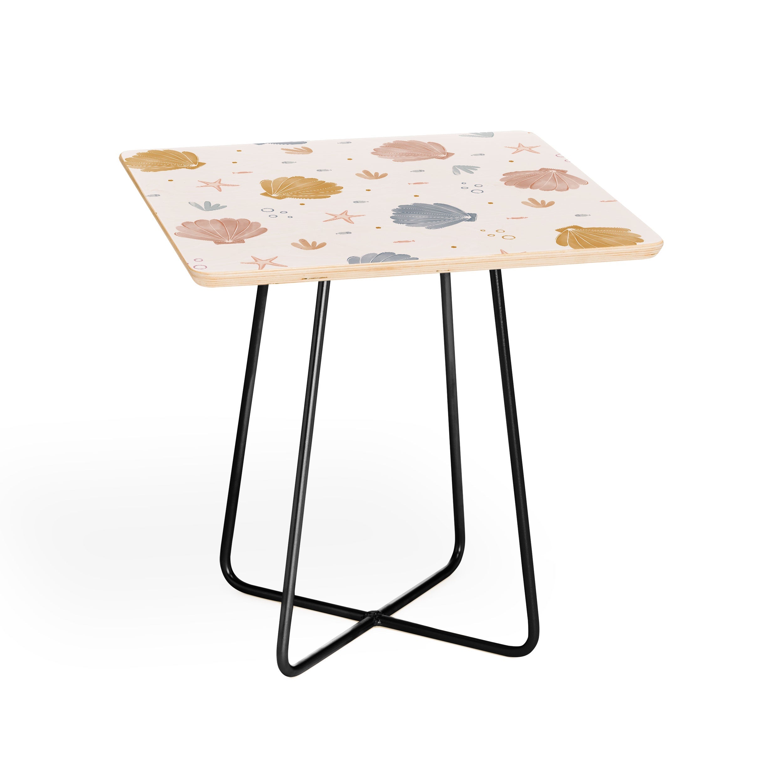 Menina Lisboa Shells and Starfish Side Table