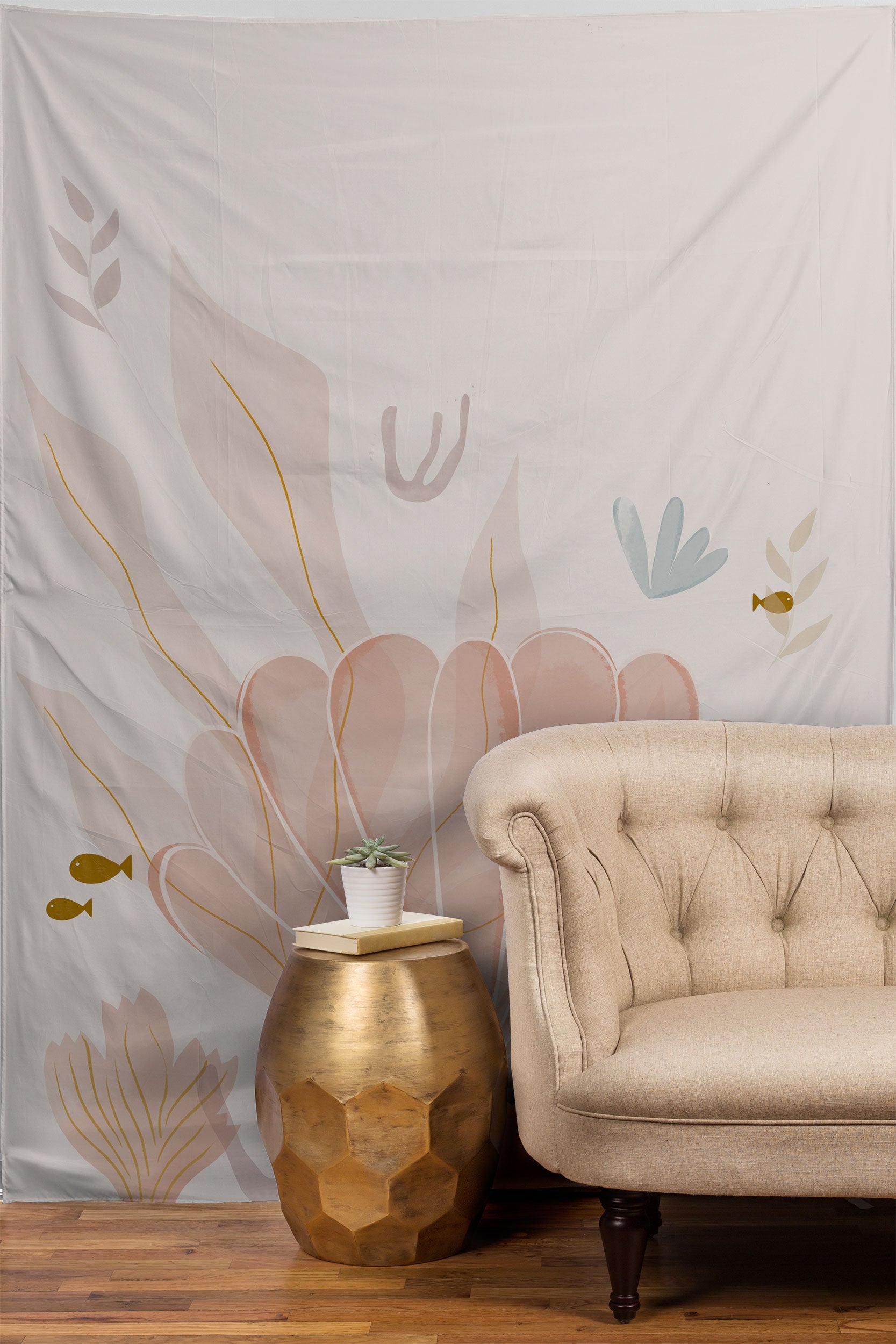 Menina Lisboa Shells and Starfish Tapestry