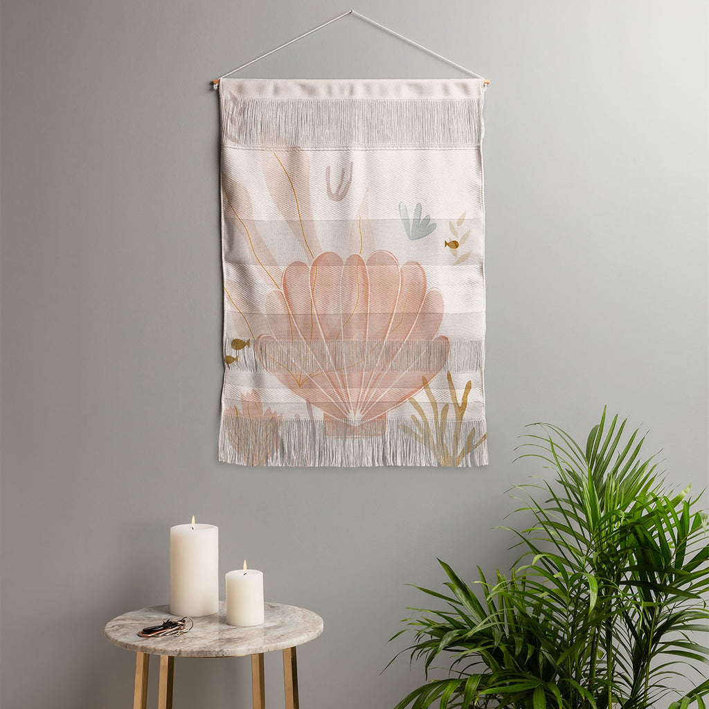 Menina Lisboa Shells and Starfish Wall Hanging Portrait