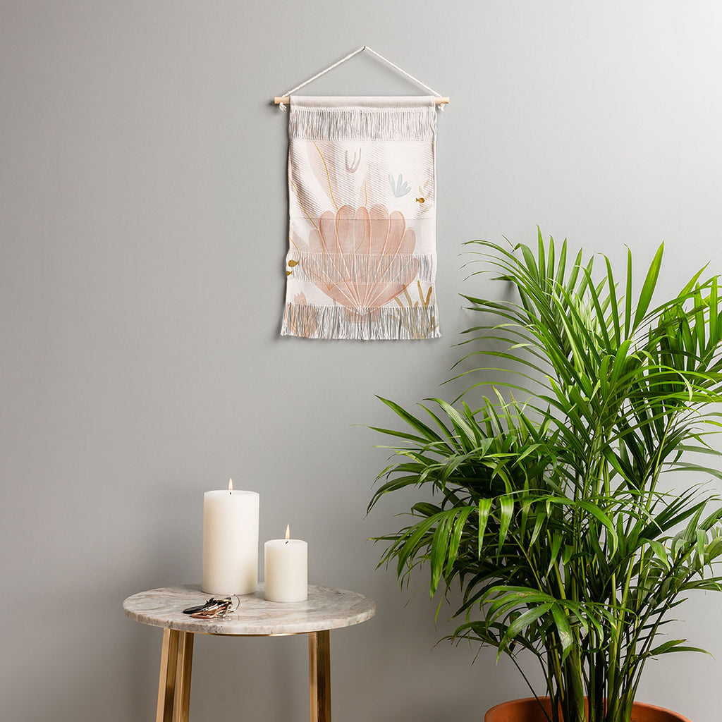 Menina Lisboa Shells and Starfish Wall Hanging Portrait