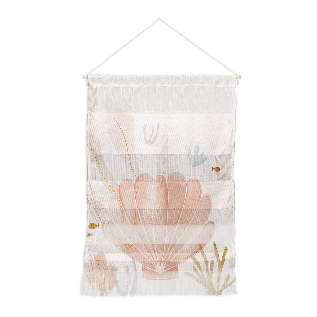 Menina Lisboa Shells and Starfish Wall Hanging Portrait