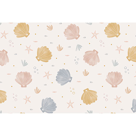 Menina Lisboa Shells and Starfish Wall Mural