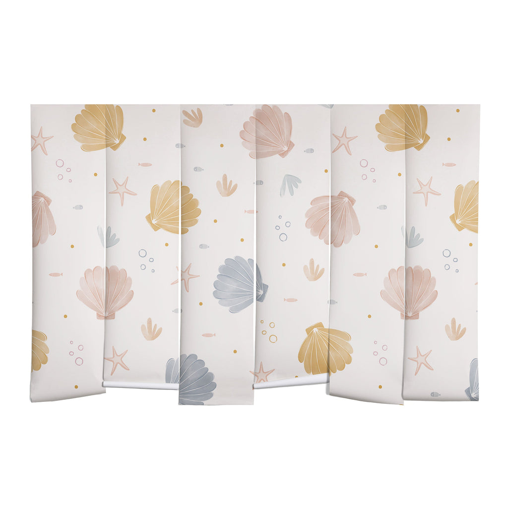 Menina Lisboa Shells and Starfish Wall Mural