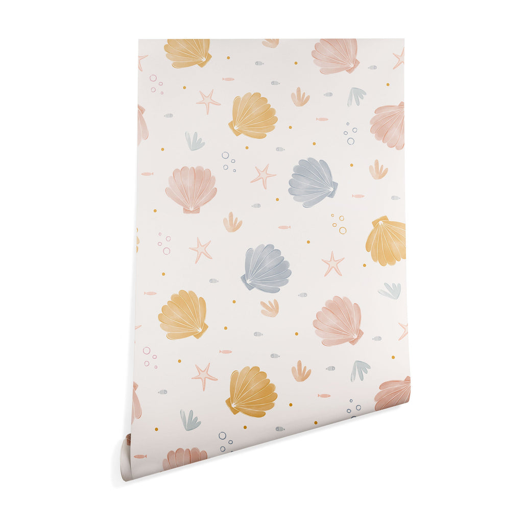 Menina Lisboa Shells and Starfish Wallpaper