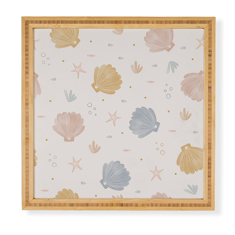 Menina Lisboa Shells and Starfish Framed Wall Art