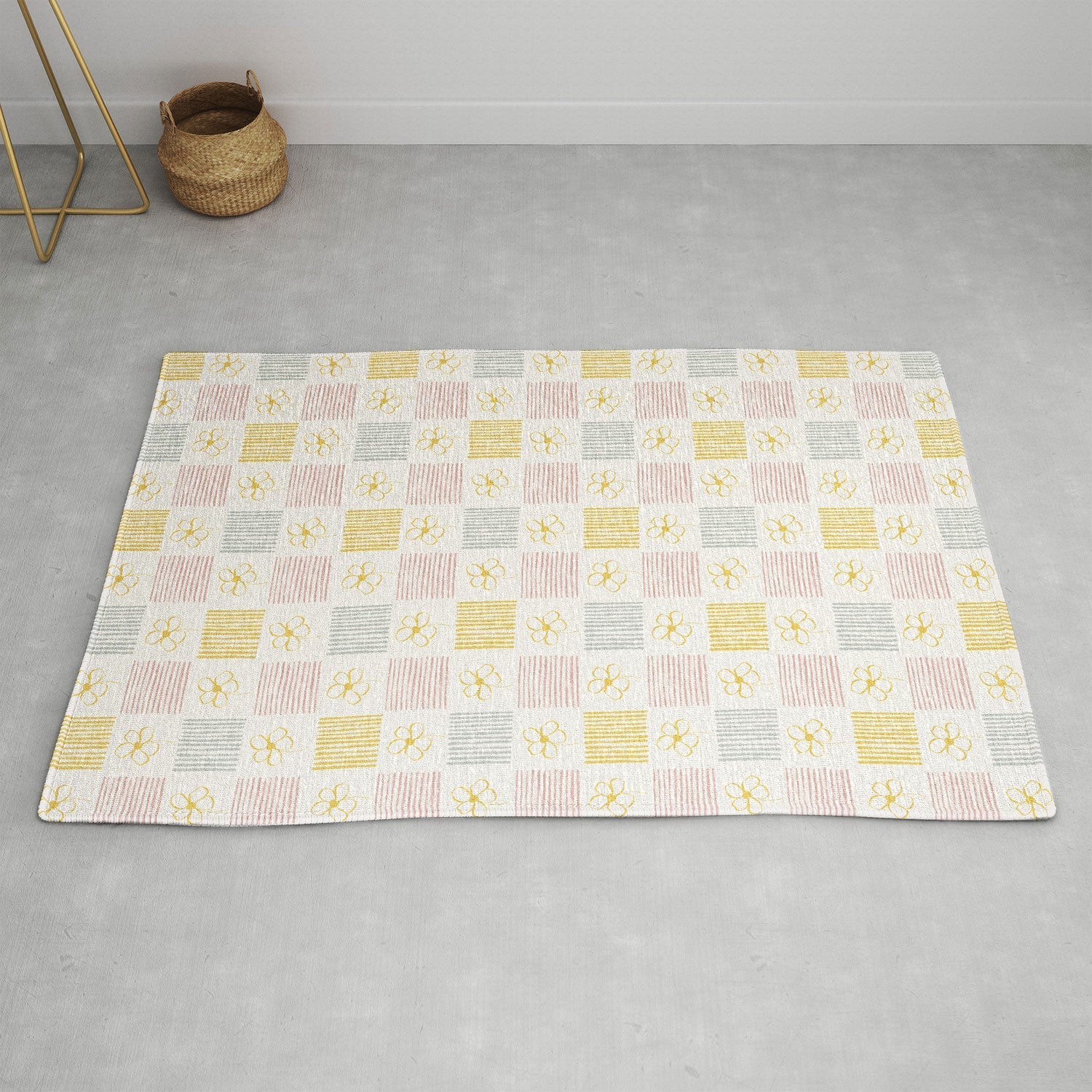 Menina Lisboa Spring Grandmillennial Area Rug