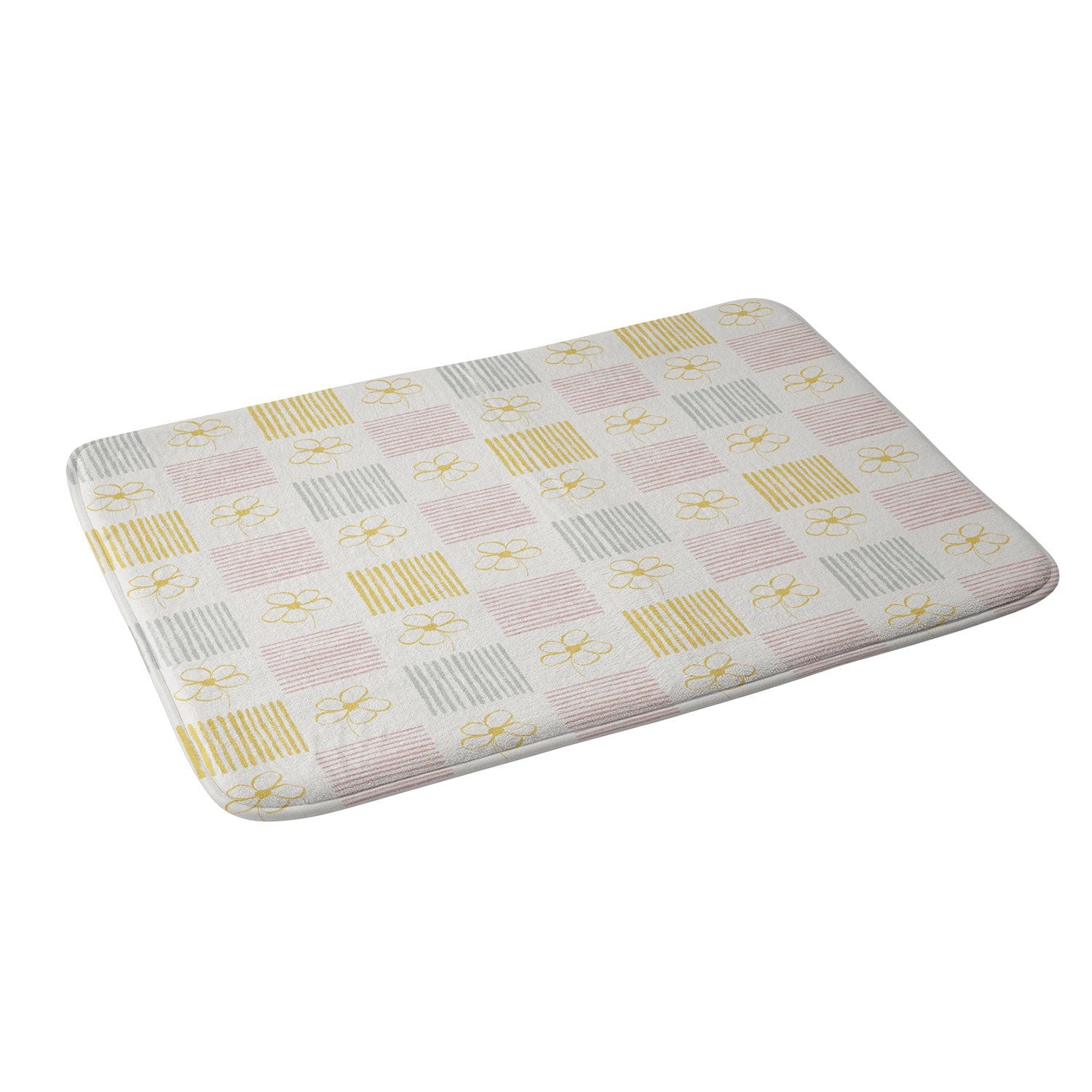 Menina Lisboa Spring Grandmillennial Memory Foam Bath Mat