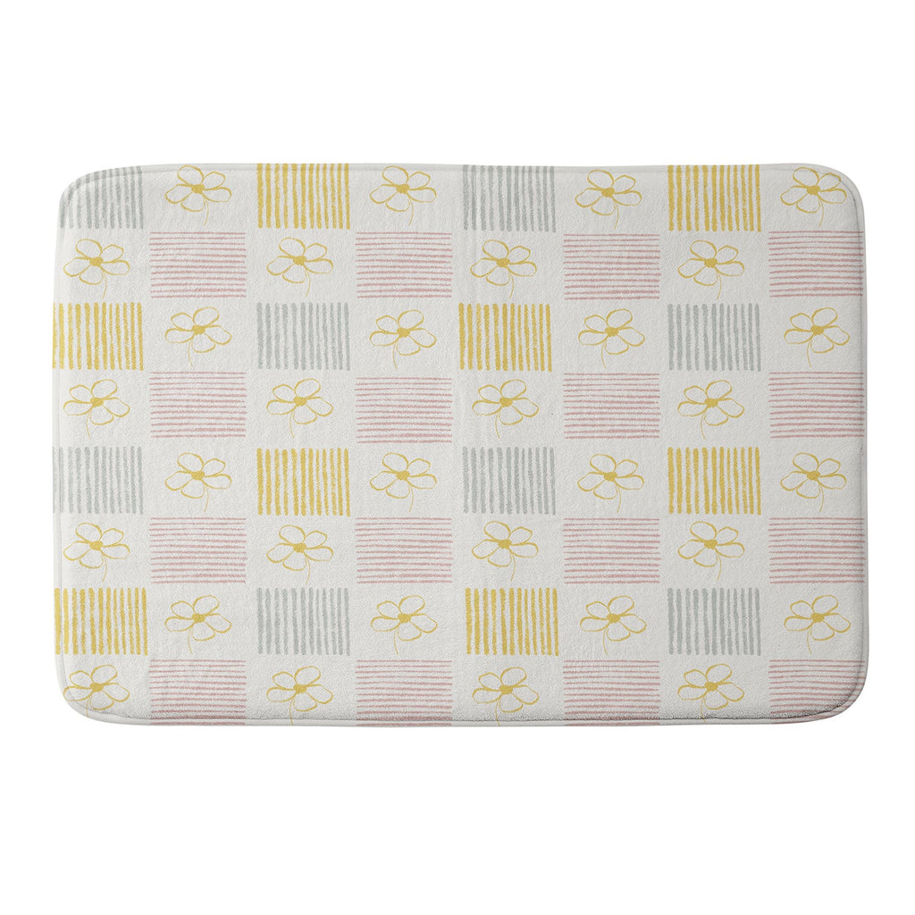 Menina Lisboa Spring Grandmillennial Memory Foam Bath Mat