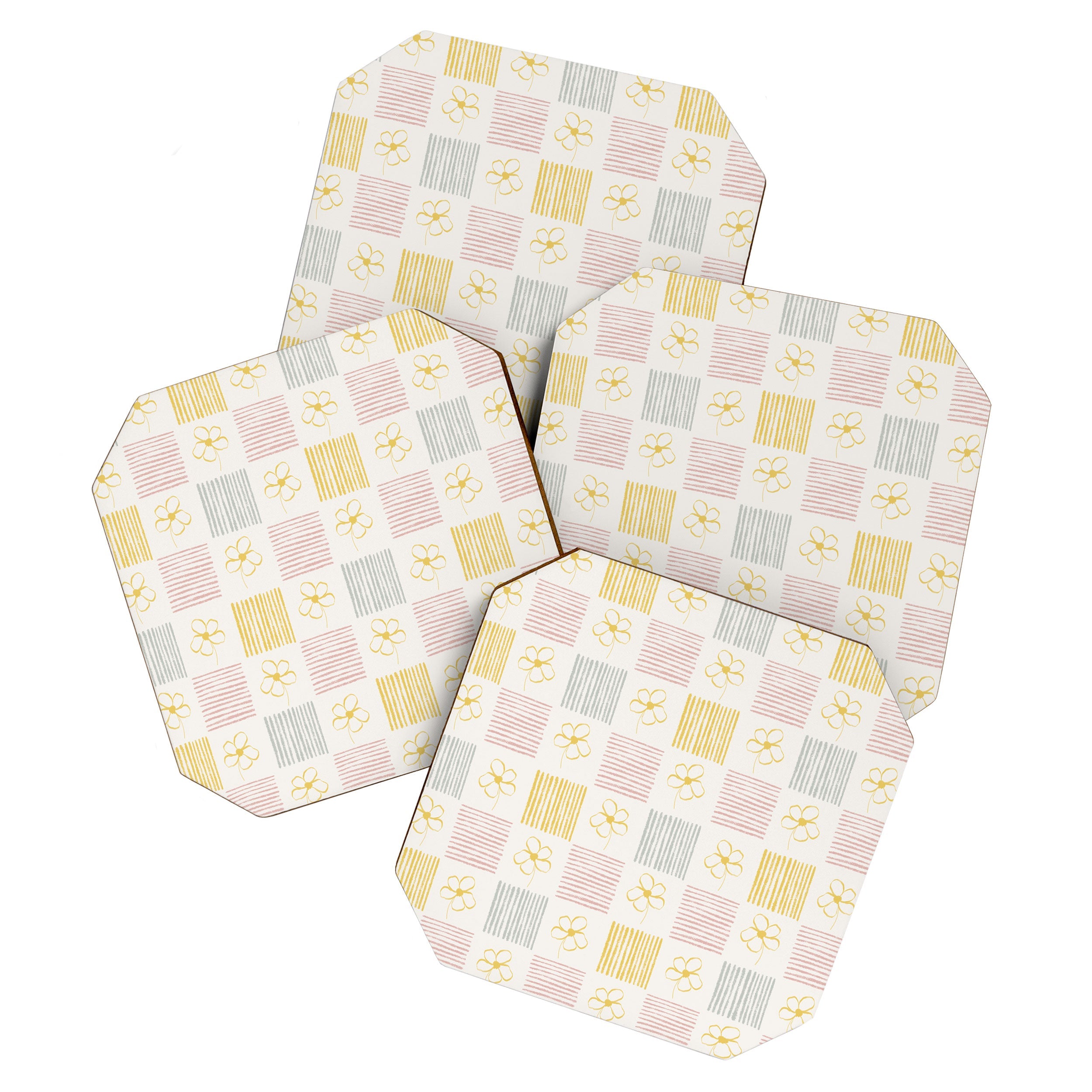 Menina Lisboa Spring Grandmillennial Coaster Set