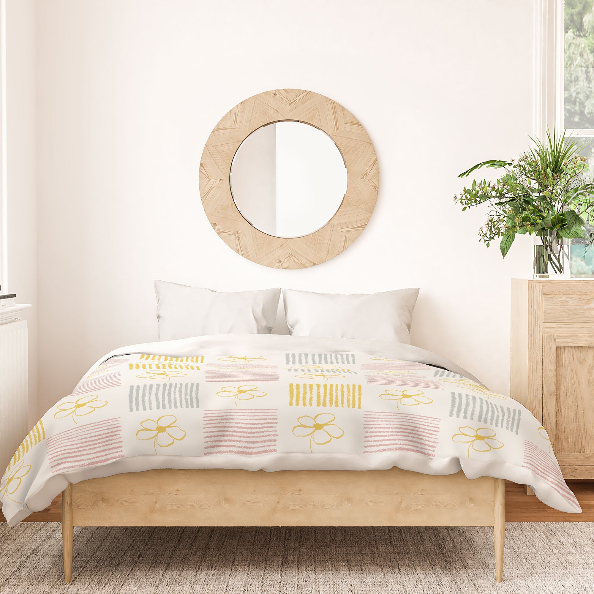 Menina Lisboa Spring Grandmillennial Duvet Cover