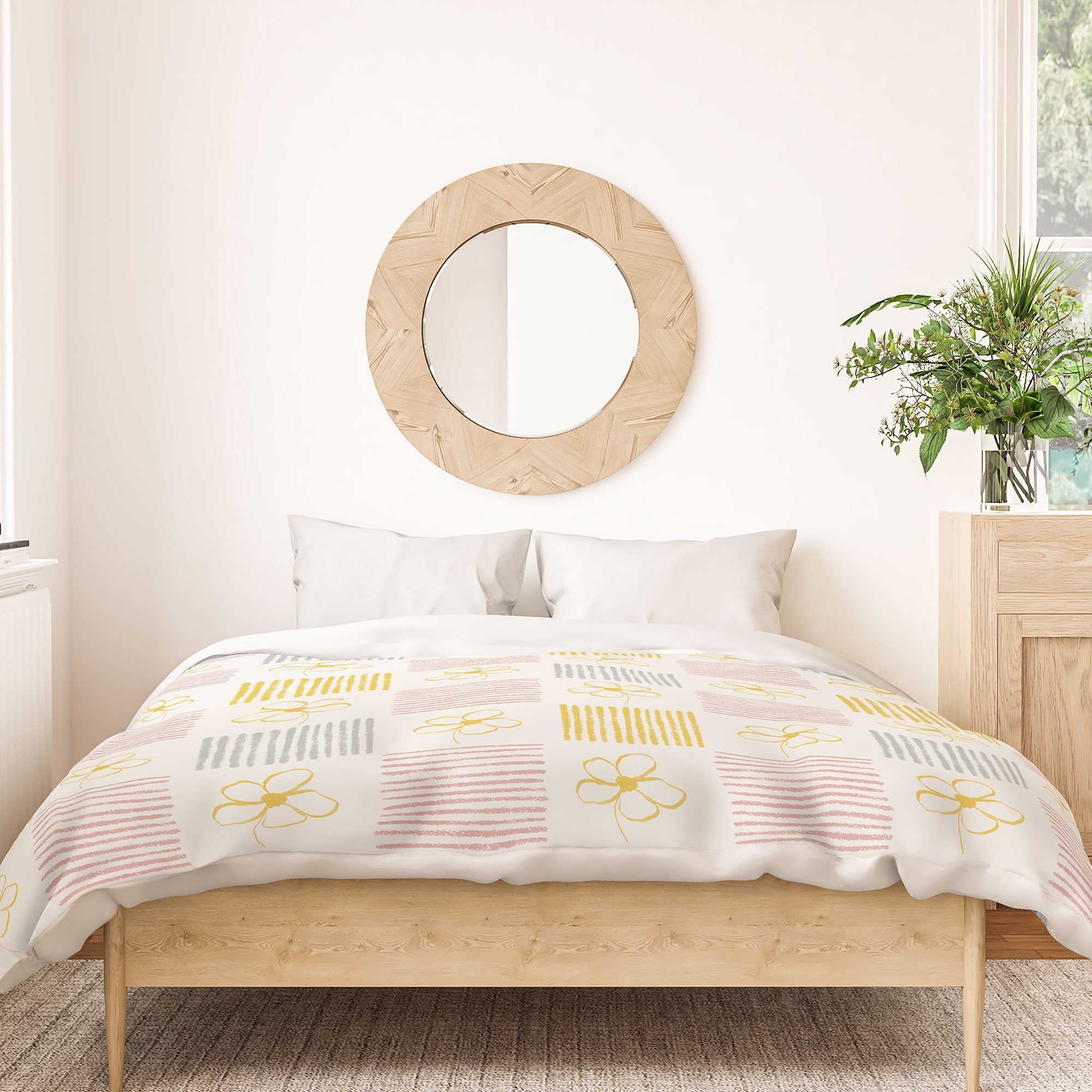 Menina Lisboa Spring Grandmillennial Duvet Cover