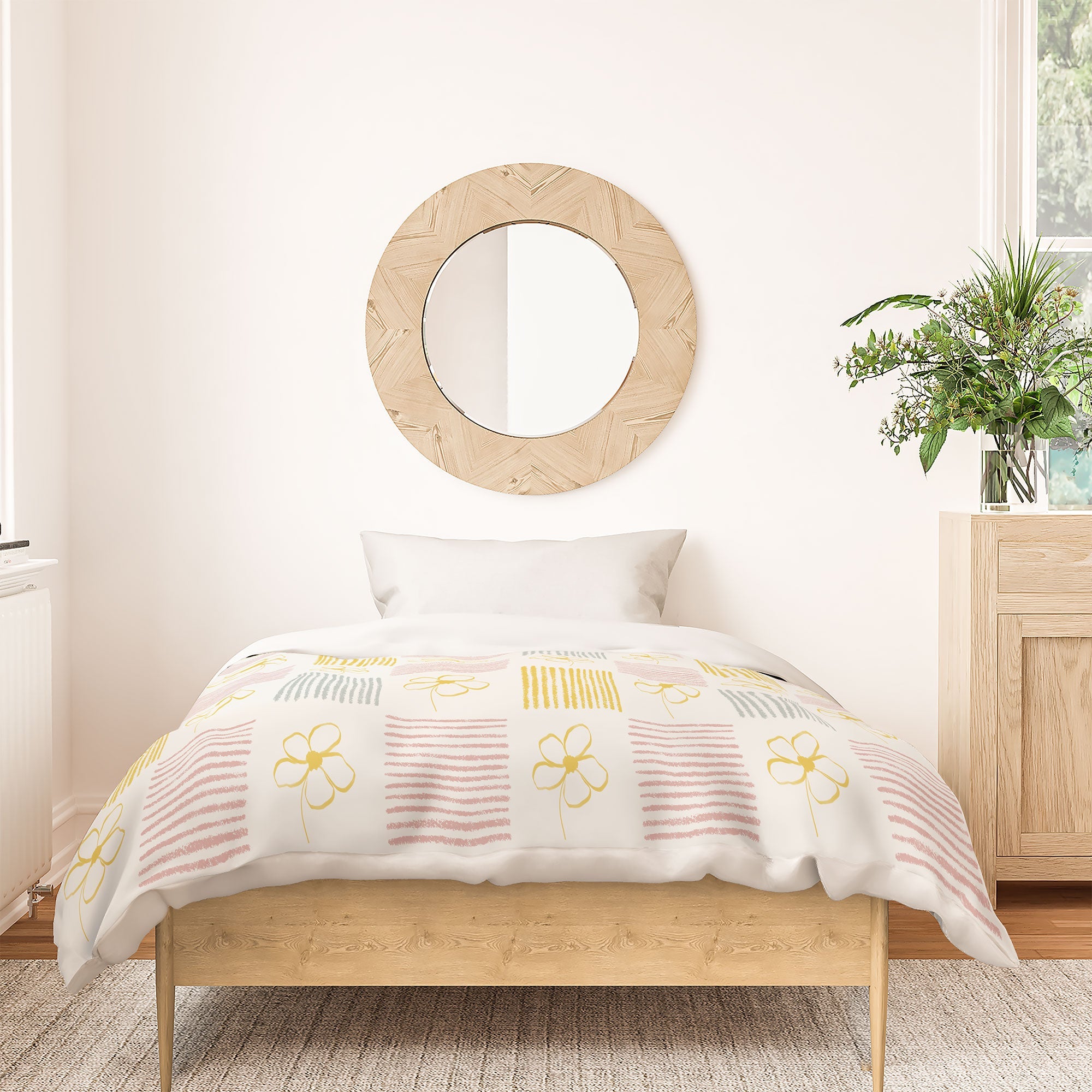 Menina Lisboa Spring Grandmillennial Duvet Cover