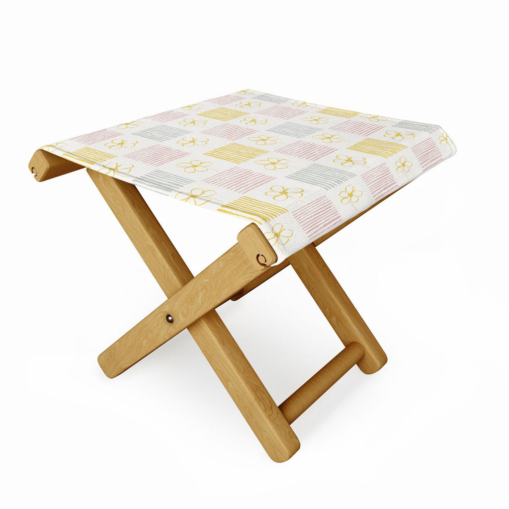 Menina Lisboa Spring Grandmillennial Folding Stool