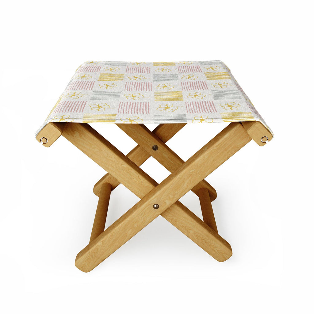 Menina Lisboa Spring Grandmillennial Folding Stool