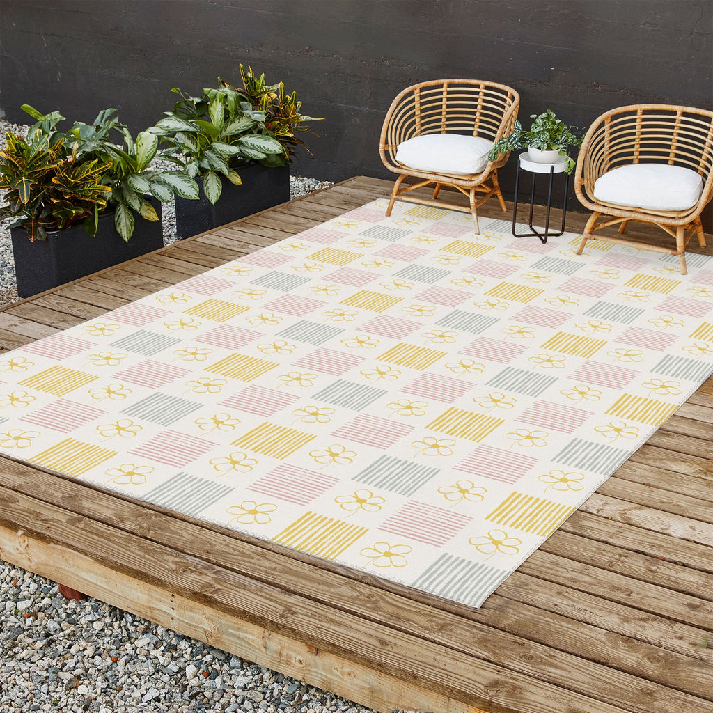 Menina Lisboa Spring Grandmillennial Outdoor Rug