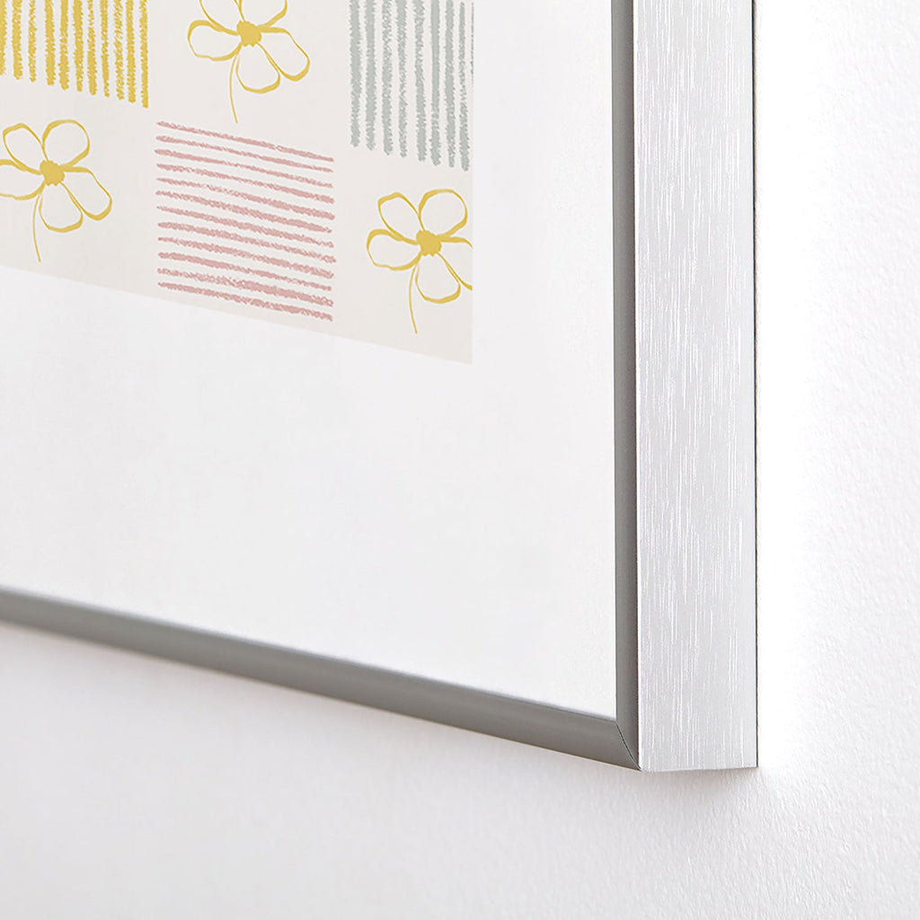 Menina Lisboa Spring Grandmillennial Metal Framed Art Print