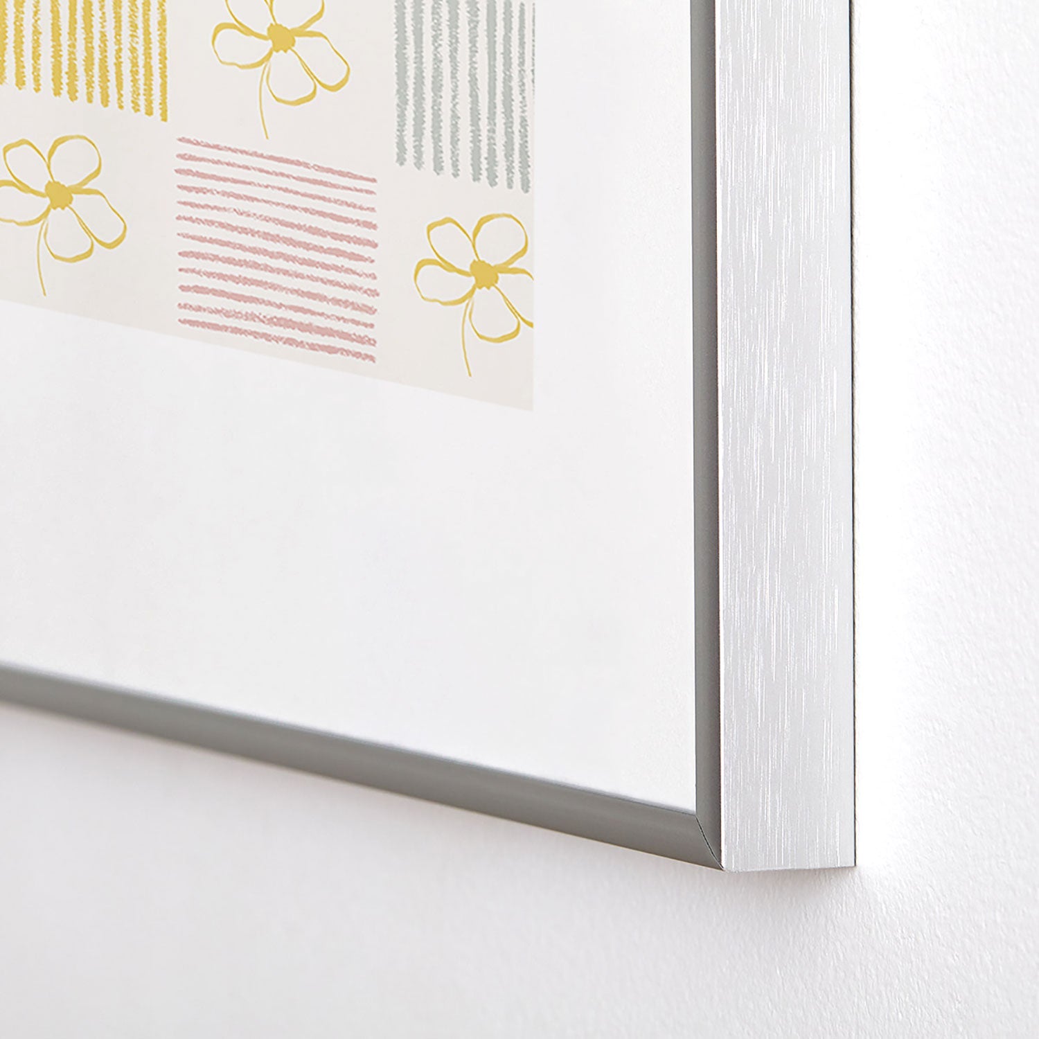 Menina Lisboa Spring Grandmillennial Metal Framed Art Print