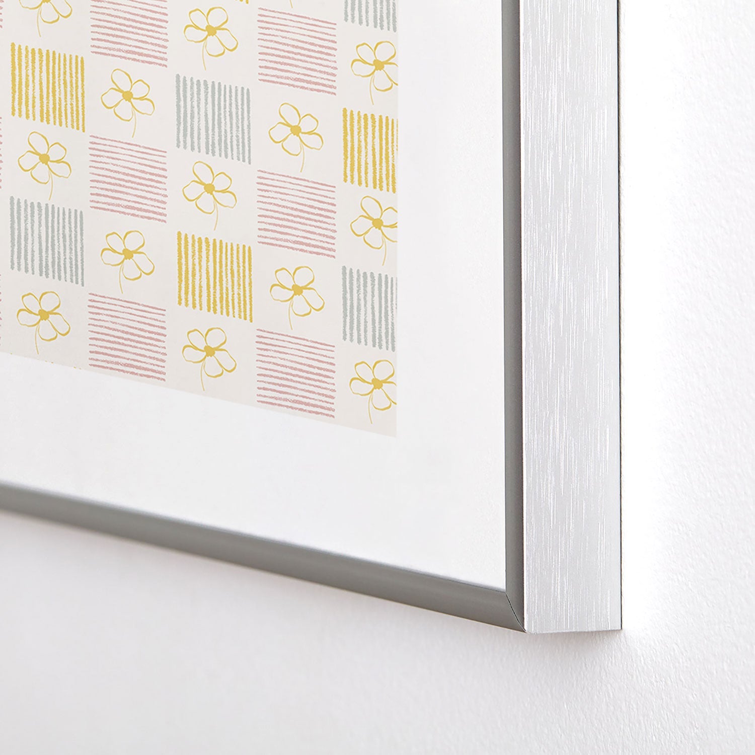 Menina Lisboa Spring Grandmillennial Metal Framed Art Print