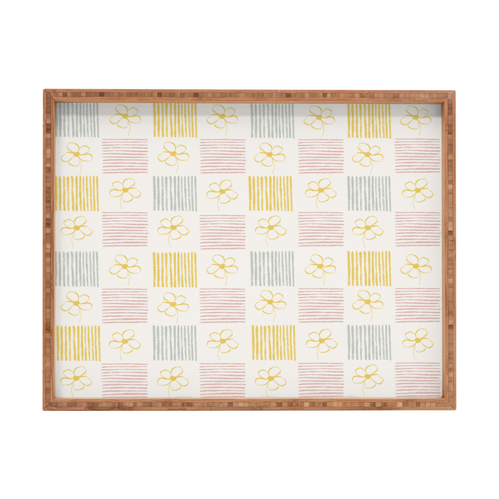 Menina Lisboa Spring Grandmillennial Rectangular Tray