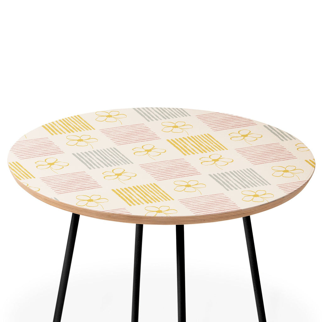 Menina Lisboa Spring Grandmillennial Round Side Table