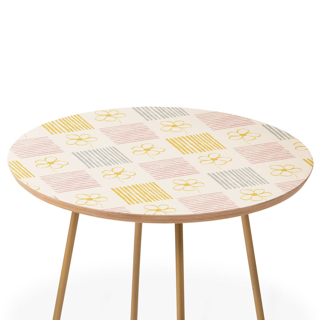 Menina Lisboa Spring Grandmillennial Round Side Table