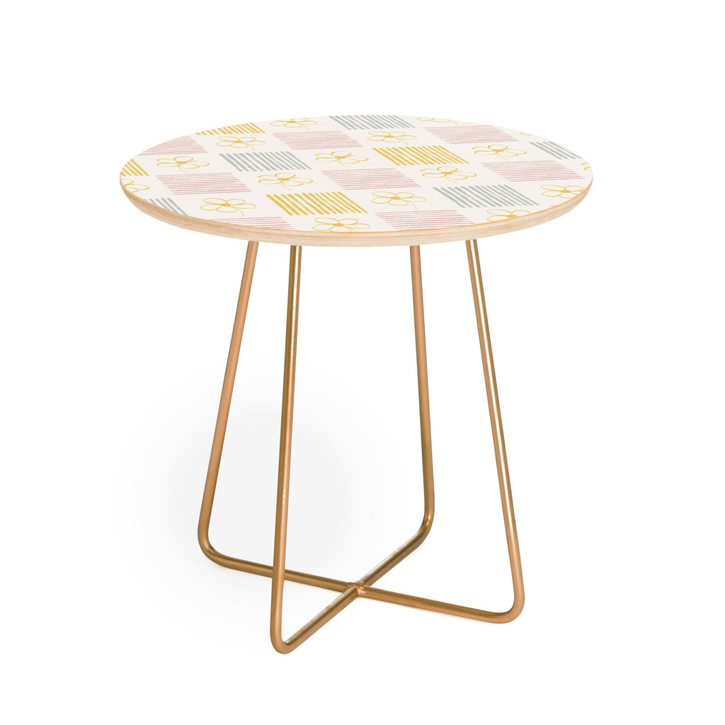 Menina Lisboa Spring Grandmillennial Round Side Table