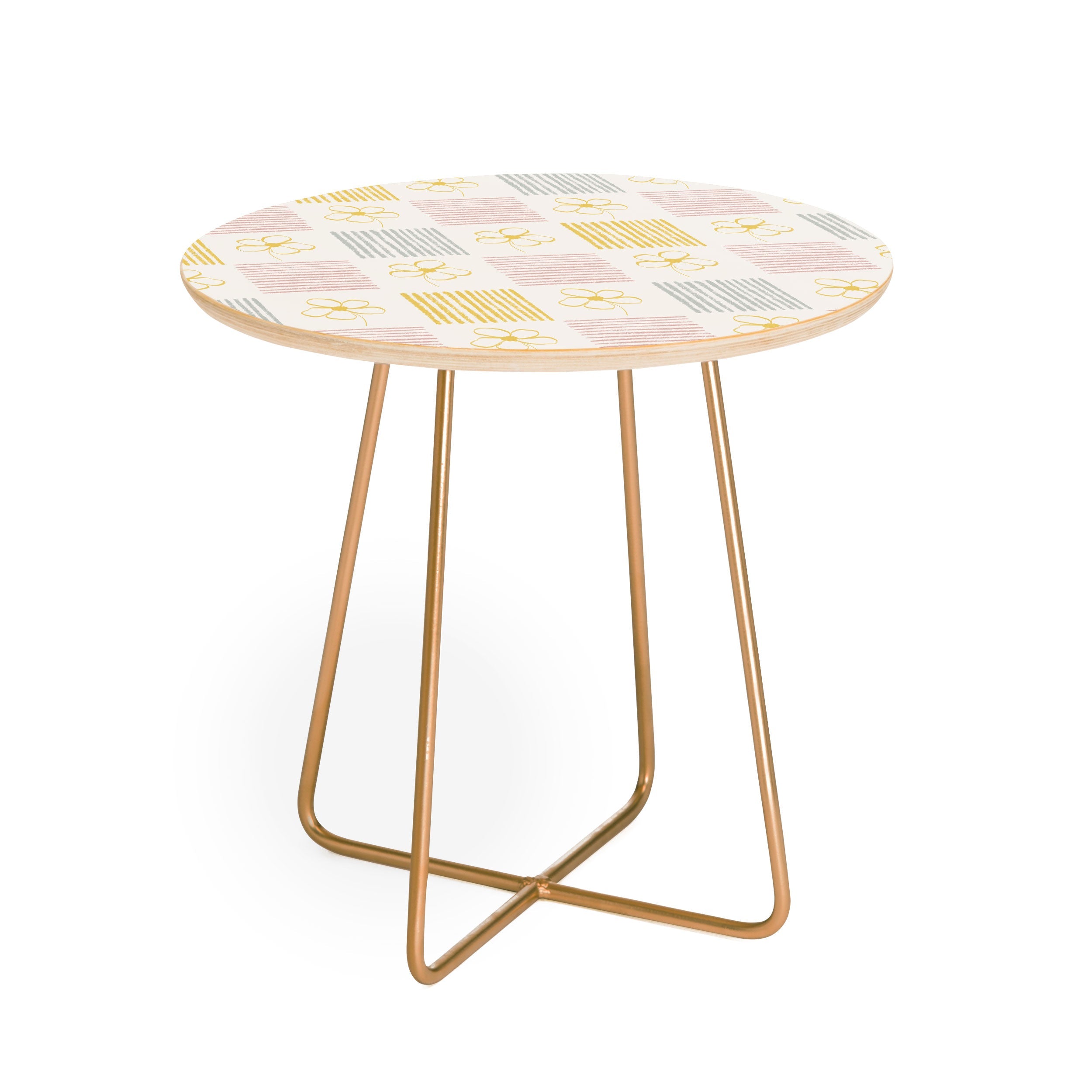 Menina Lisboa Spring Grandmillennial Round Side Table