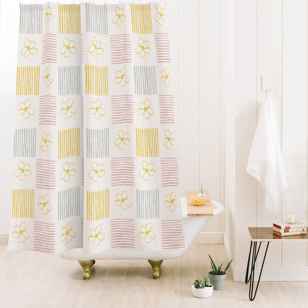 Menina Lisboa Spring Grandmillennial Shower Curtain