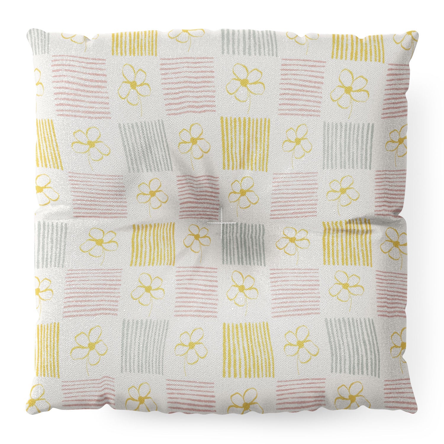 Menina Lisboa Spring Grandmillennial Floor Pillow Square