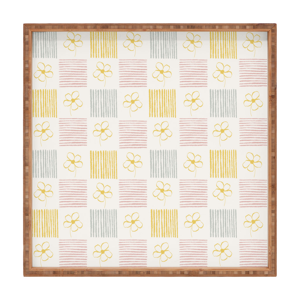 Menina Lisboa Spring Grandmillennial Square Tray