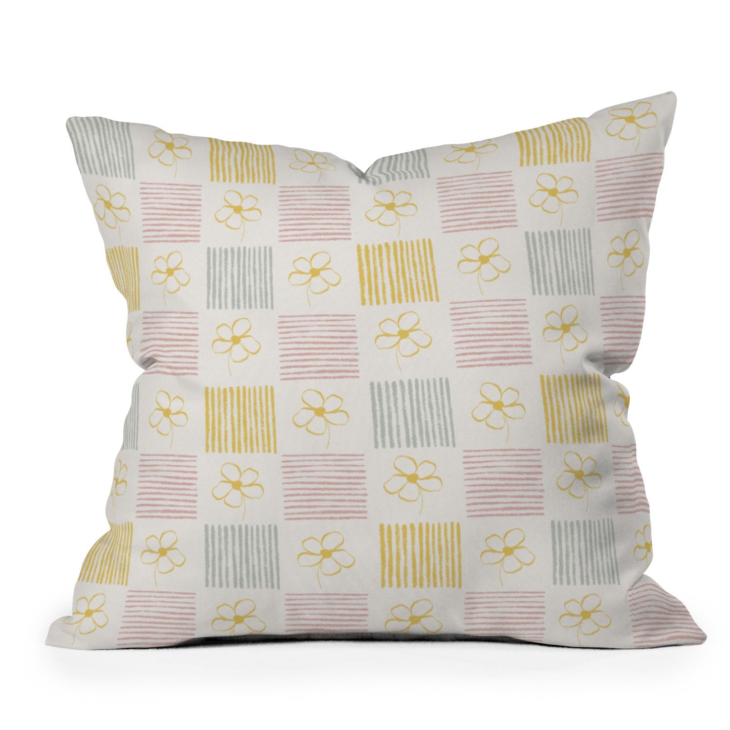 Menina Lisboa Spring Grandmillennial Outdoor Throw Pillow