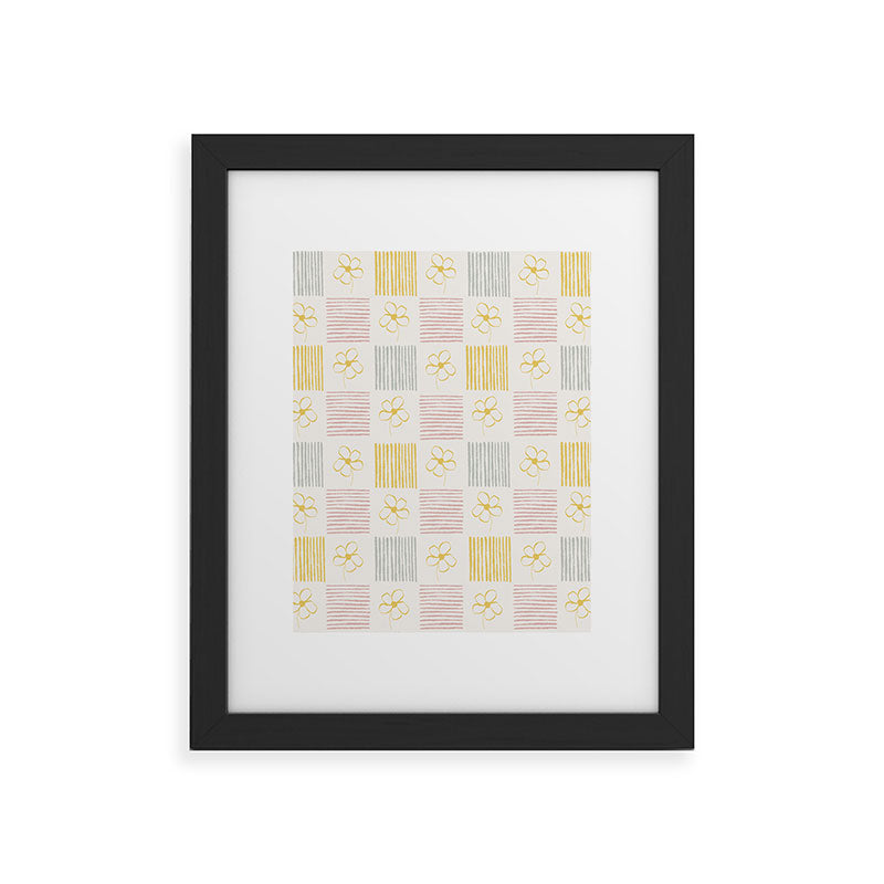 Menina Lisboa Spring Grandmillennial Framed Art Print