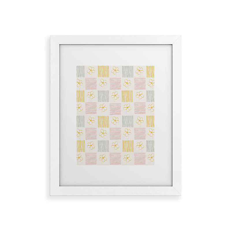 Menina Lisboa Spring Grandmillennial Framed Art Print