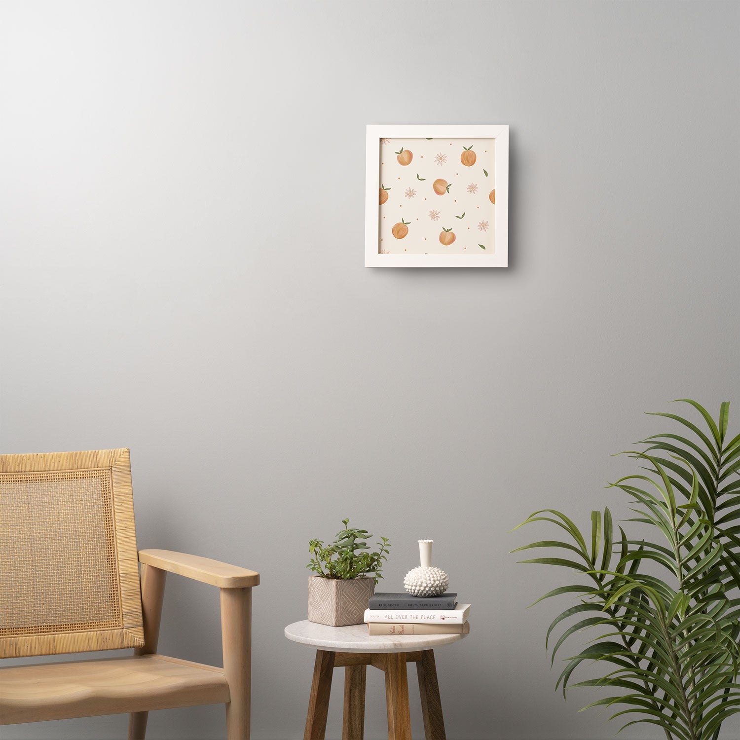 Menina Lisboa Spring Peaches Framed Wall Art