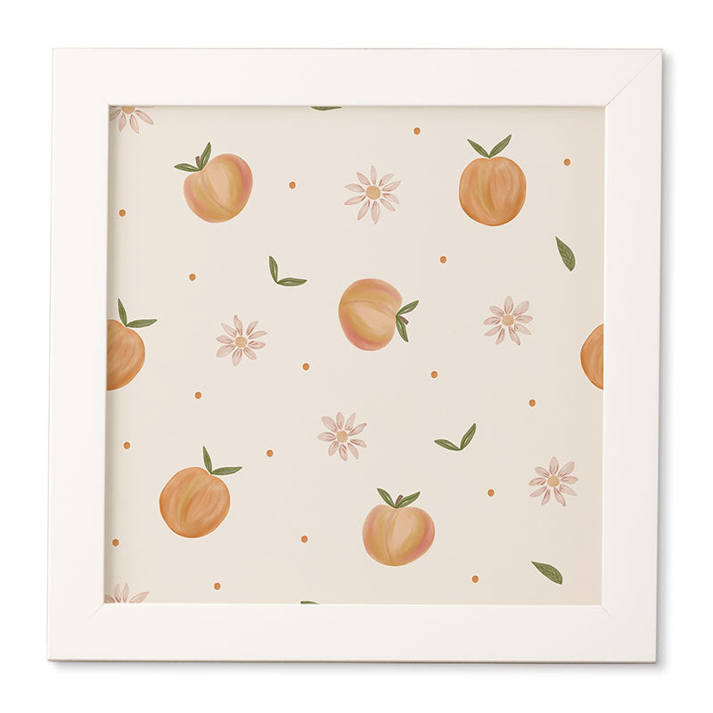 Menina Lisboa Spring Peaches Framed Wall Art