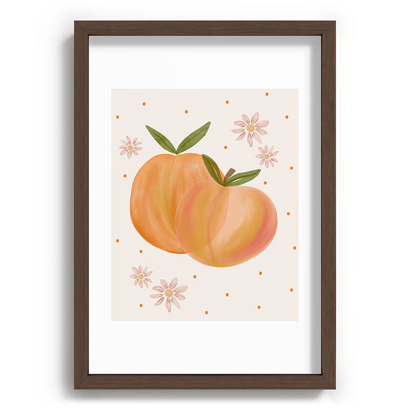 Menina Lisboa Spring Peaches Recessed Framing Rectangle