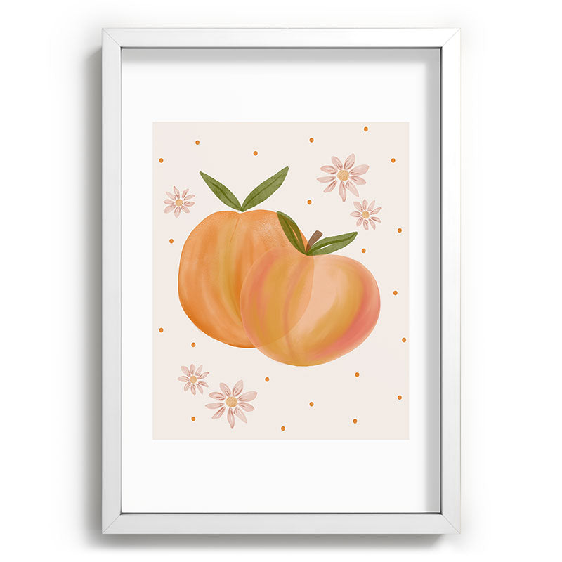 Menina Lisboa Spring Peaches Recessed Framing Rectangle
