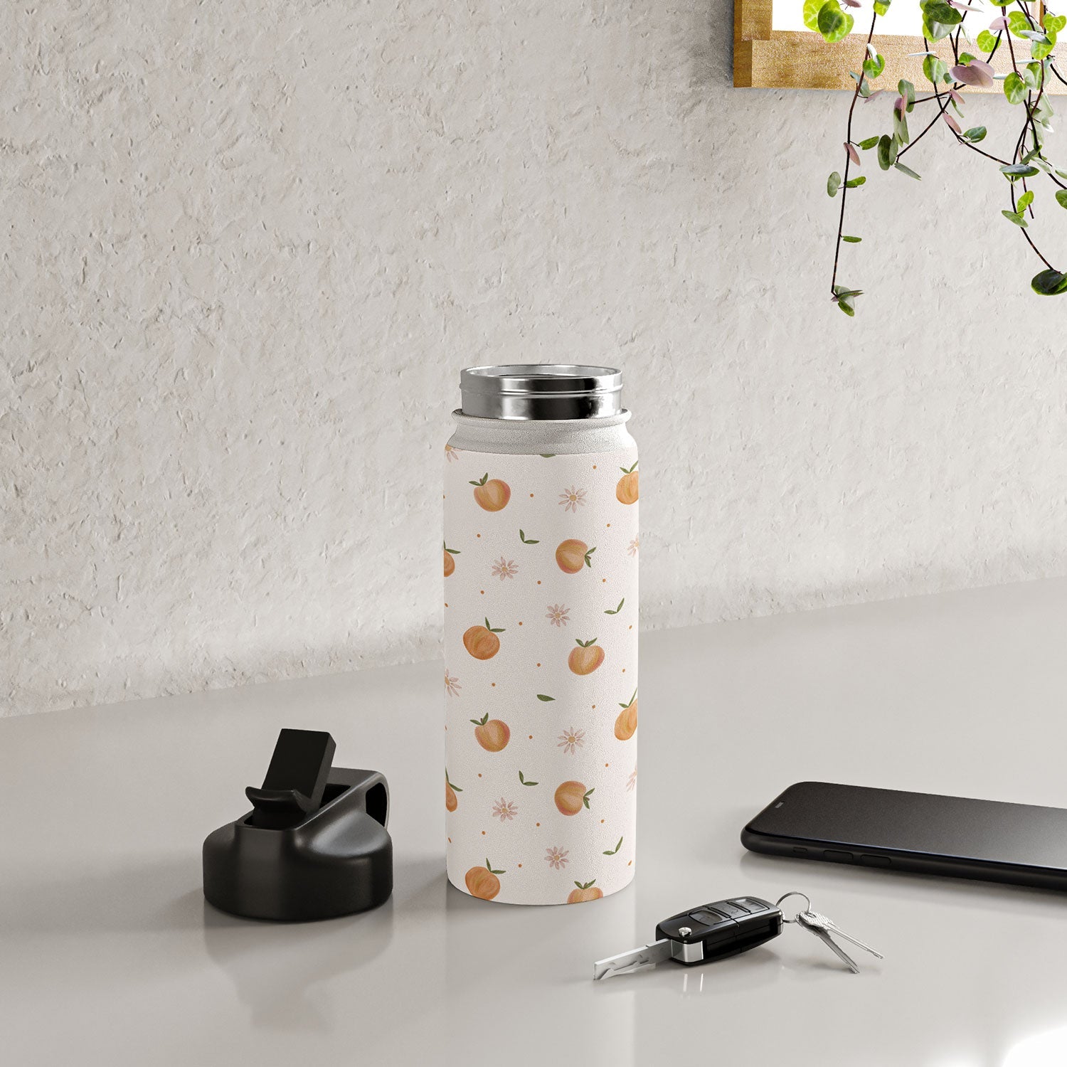 Menina Lisboa Spring Peaches Water Bottle