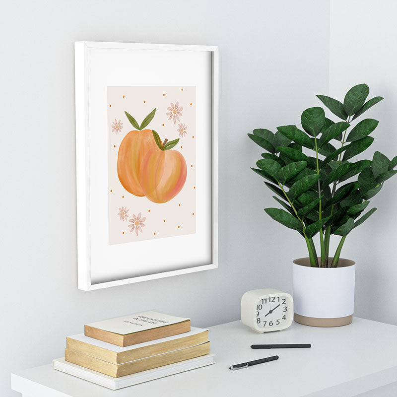 Menina Lisboa Spring Peaches Recessed Framing Rectangle