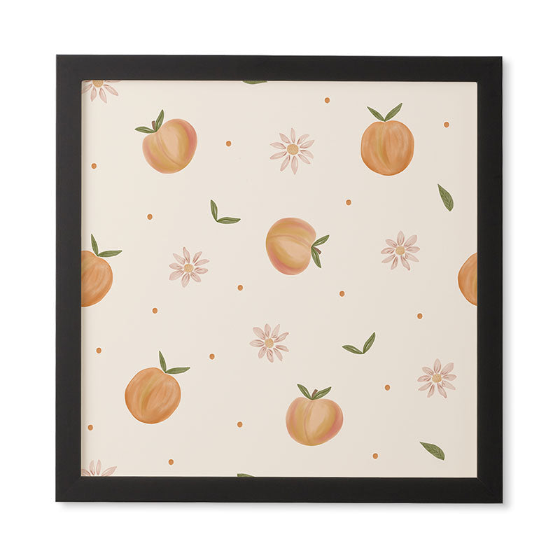 Menina Lisboa Spring Peaches Framed Wall Art