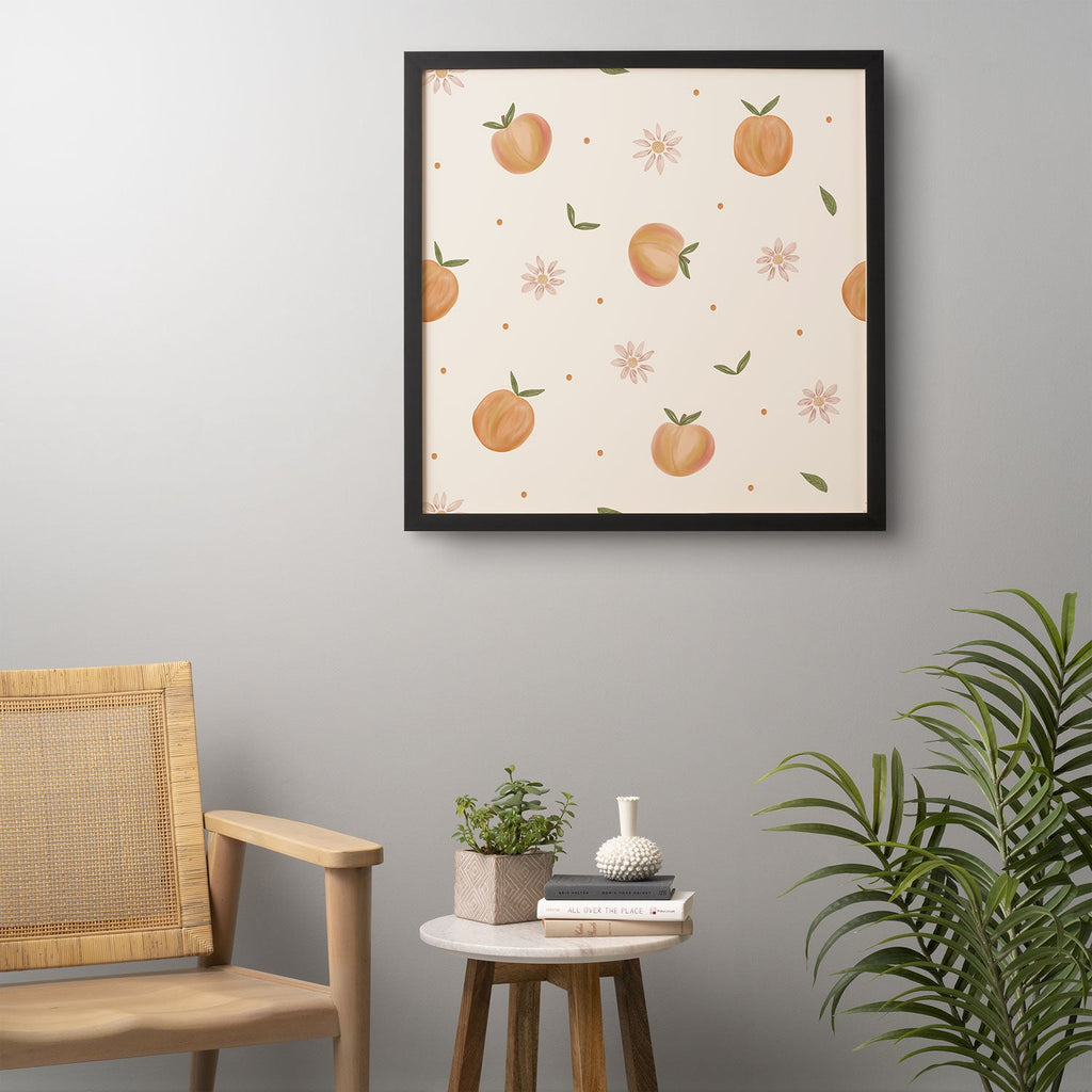 Menina Lisboa Spring Peaches Framed Wall Art