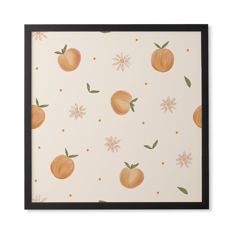 Menina Lisboa Spring Peaches Framed Wall Art