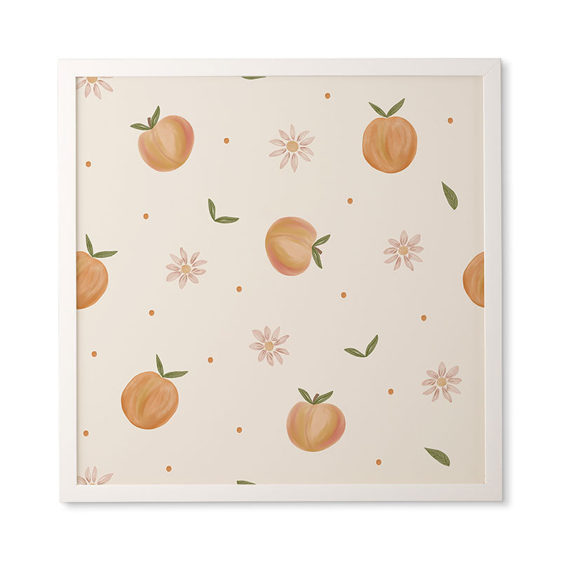 Menina Lisboa Spring Peaches Framed Wall Art