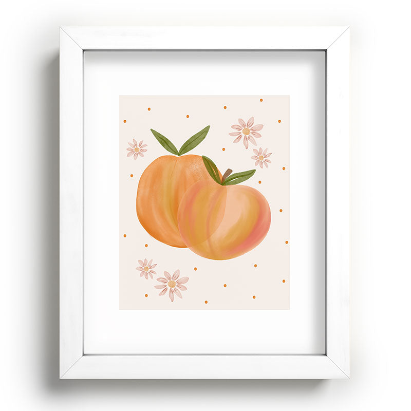 Menina Lisboa Spring Peaches Recessed Framing Rectangle